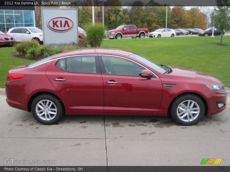  2012 Optima LX Spicy Red