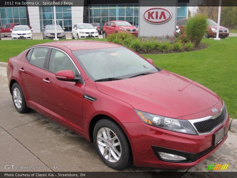  2012 Optima LX Spicy Red