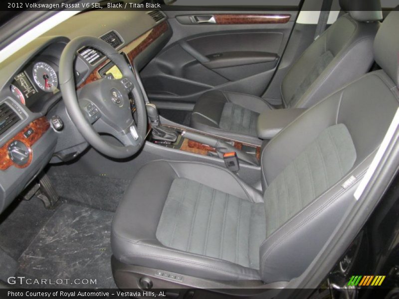  2012 Passat V6 SEL Titan Black Interior