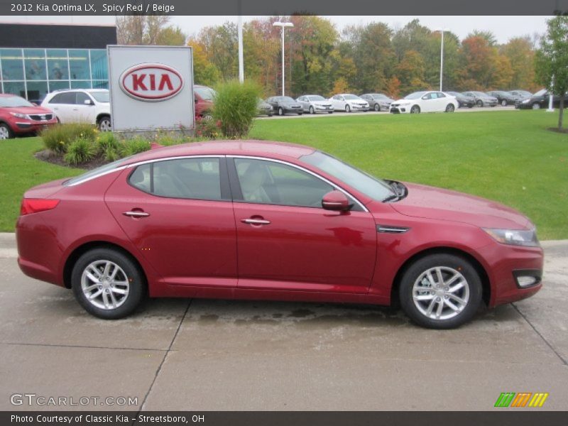  2012 Optima LX Spicy Red