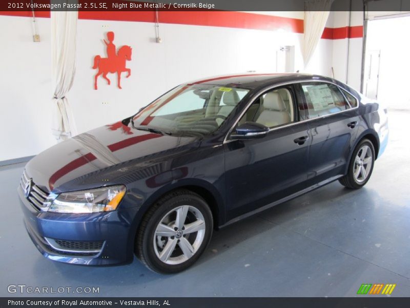 Night Blue Metallic / Cornsilk Beige 2012 Volkswagen Passat 2.5L SE