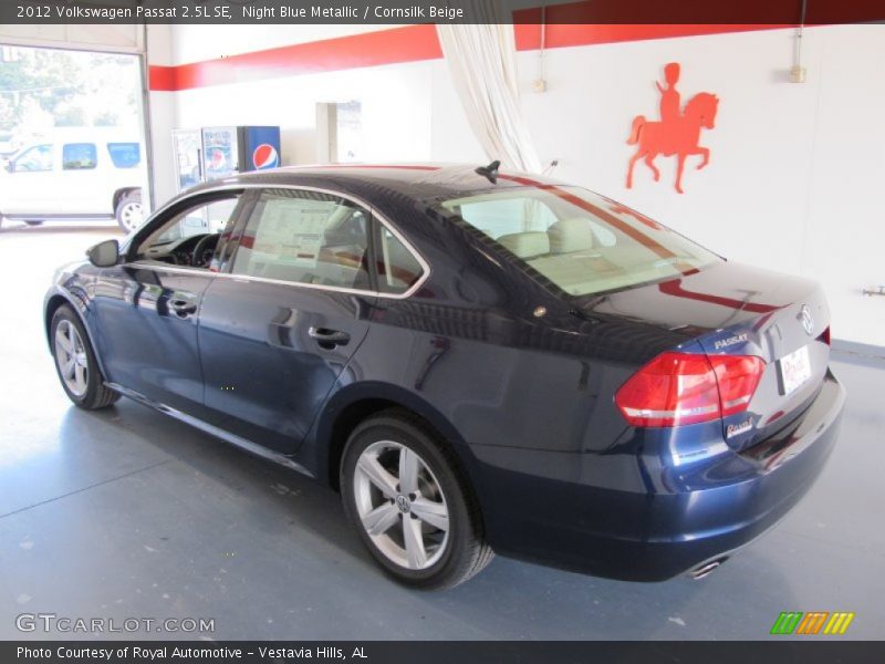 Night Blue Metallic / Cornsilk Beige 2012 Volkswagen Passat 2.5L SE