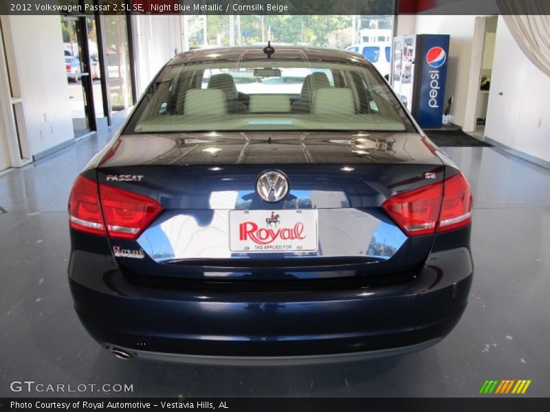 Night Blue Metallic / Cornsilk Beige 2012 Volkswagen Passat 2.5L SE