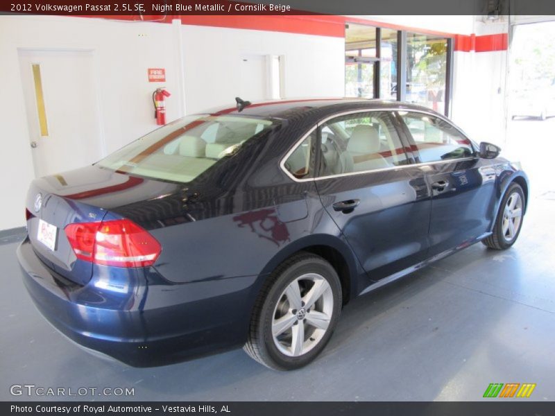 Night Blue Metallic / Cornsilk Beige 2012 Volkswagen Passat 2.5L SE