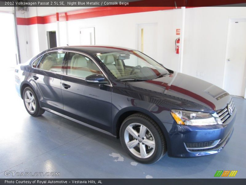 Night Blue Metallic / Cornsilk Beige 2012 Volkswagen Passat 2.5L SE