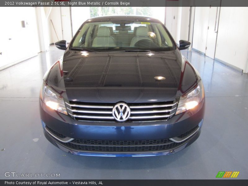 Night Blue Metallic / Cornsilk Beige 2012 Volkswagen Passat 2.5L SE