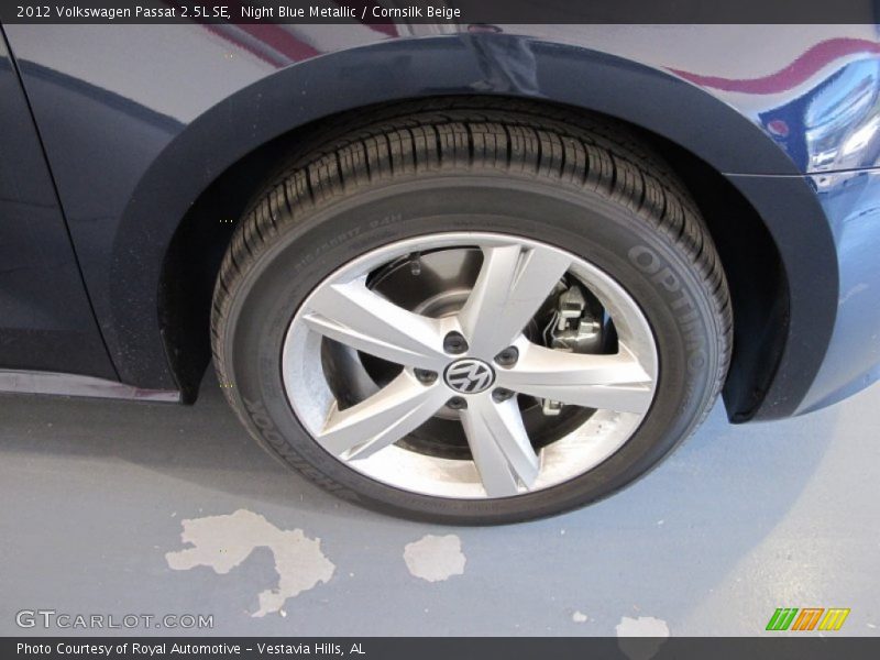 Night Blue Metallic / Cornsilk Beige 2012 Volkswagen Passat 2.5L SE