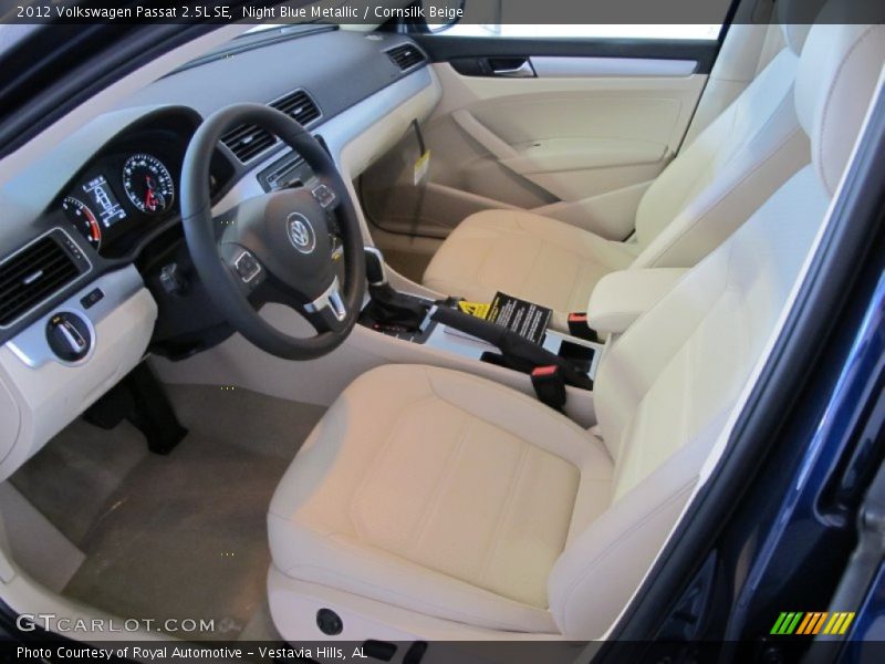 Night Blue Metallic / Cornsilk Beige 2012 Volkswagen Passat 2.5L SE