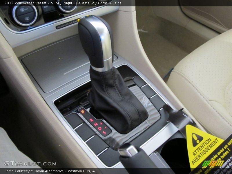 Night Blue Metallic / Cornsilk Beige 2012 Volkswagen Passat 2.5L SE