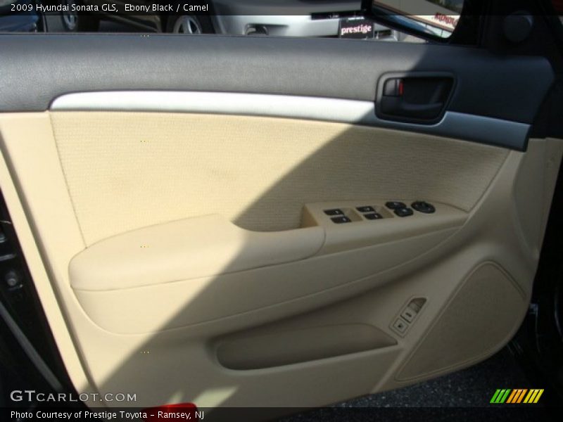 Ebony Black / Camel 2009 Hyundai Sonata GLS