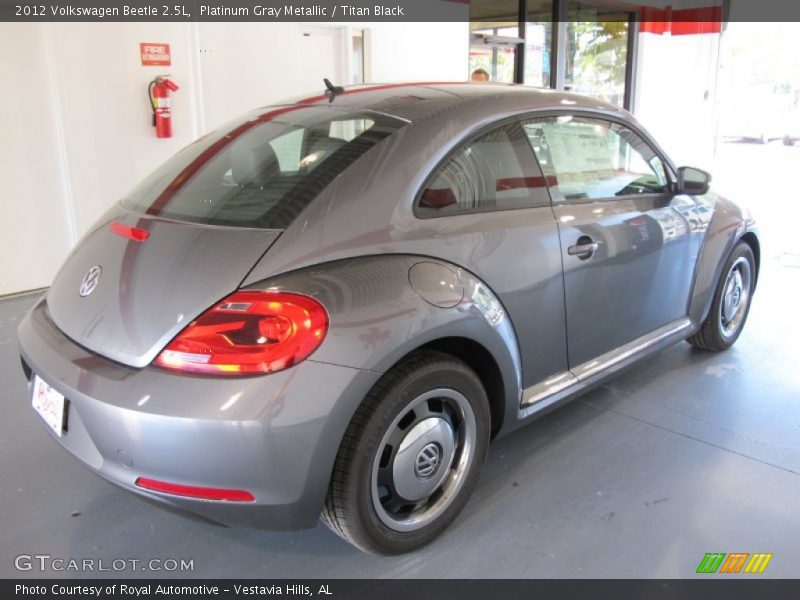Platinum Gray Metallic / Titan Black 2012 Volkswagen Beetle 2.5L