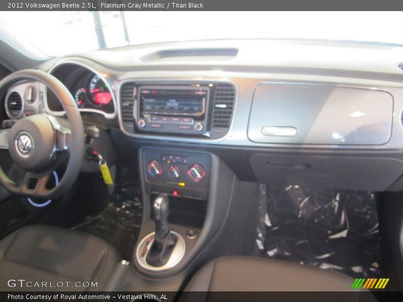 Platinum Gray Metallic / Titan Black 2012 Volkswagen Beetle 2.5L