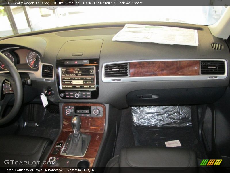 Dark Flint Metallic / Black Anthracite 2012 Volkswagen Touareg TDI Lux 4XMotion