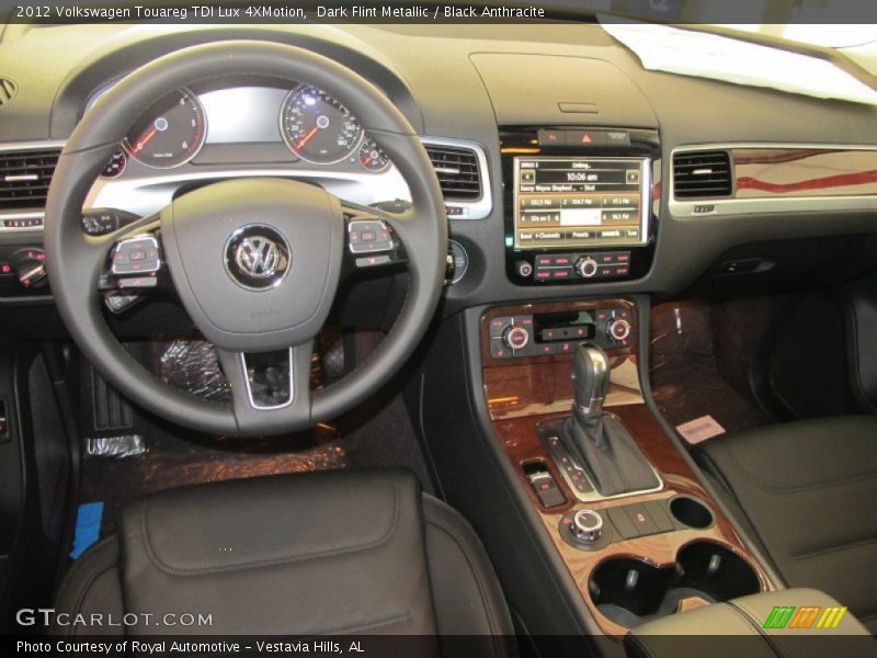 Dark Flint Metallic / Black Anthracite 2012 Volkswagen Touareg TDI Lux 4XMotion