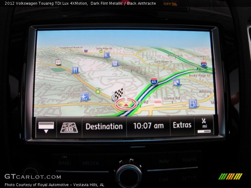 Dark Flint Metallic / Black Anthracite 2012 Volkswagen Touareg TDI Lux 4XMotion