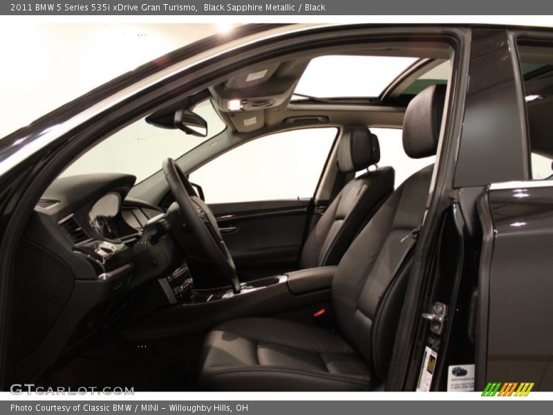 Black Sapphire Metallic / Black 2011 BMW 5 Series 535i xDrive Gran Turismo