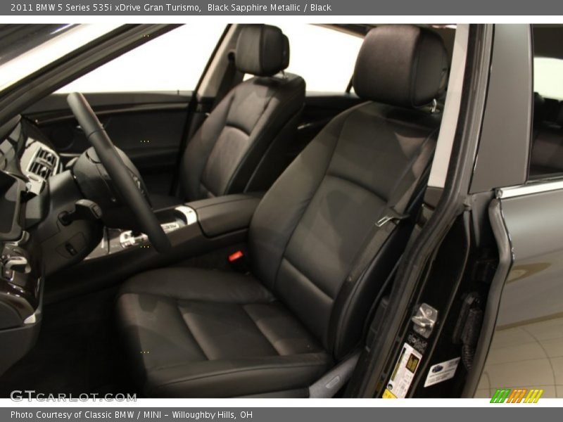 Black Sapphire Metallic / Black 2011 BMW 5 Series 535i xDrive Gran Turismo