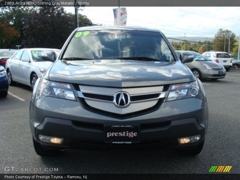 Sterling Gray Metallic / Ebony 2009 Acura MDX
