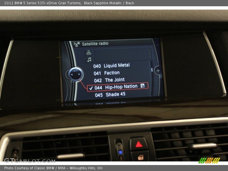 Black Sapphire Metallic / Black 2011 BMW 5 Series 535i xDrive Gran Turismo