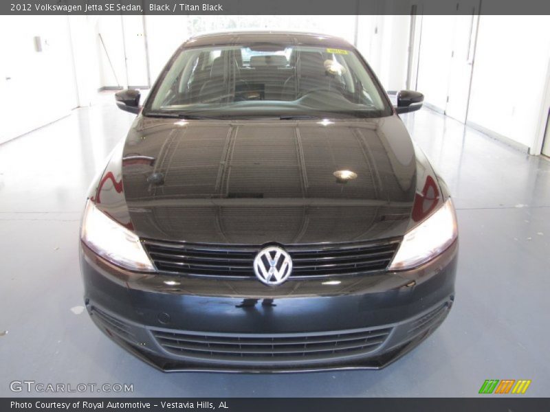 Black / Titan Black 2012 Volkswagen Jetta SE Sedan