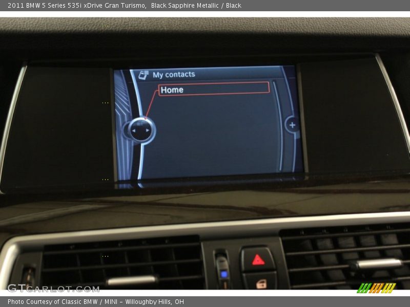 Black Sapphire Metallic / Black 2011 BMW 5 Series 535i xDrive Gran Turismo