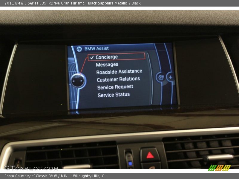 Black Sapphire Metallic / Black 2011 BMW 5 Series 535i xDrive Gran Turismo