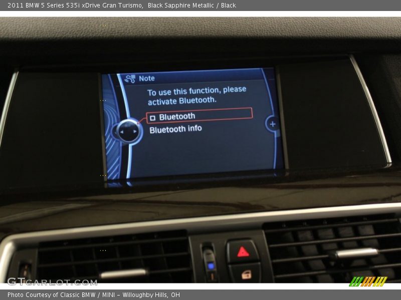 Black Sapphire Metallic / Black 2011 BMW 5 Series 535i xDrive Gran Turismo