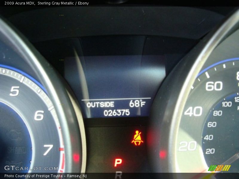 Sterling Gray Metallic / Ebony 2009 Acura MDX