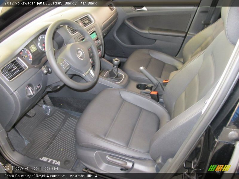  2012 Jetta SE Sedan Titan Black Interior