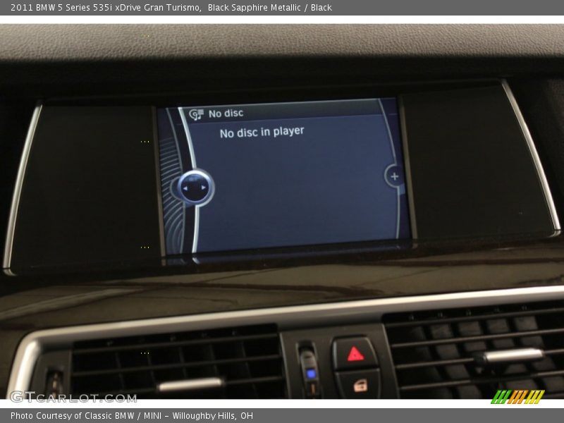Black Sapphire Metallic / Black 2011 BMW 5 Series 535i xDrive Gran Turismo