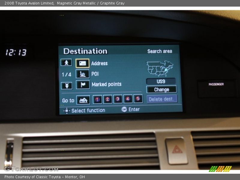 Magnetic Gray Metallic / Graphite Gray 2008 Toyota Avalon Limited