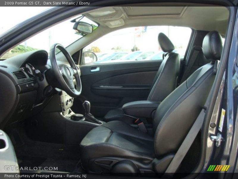 Dark Slate Metallic / Ebony 2009 Pontiac G5 GT
