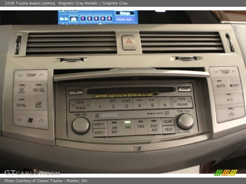 Magnetic Gray Metallic / Graphite Gray 2008 Toyota Avalon Limited