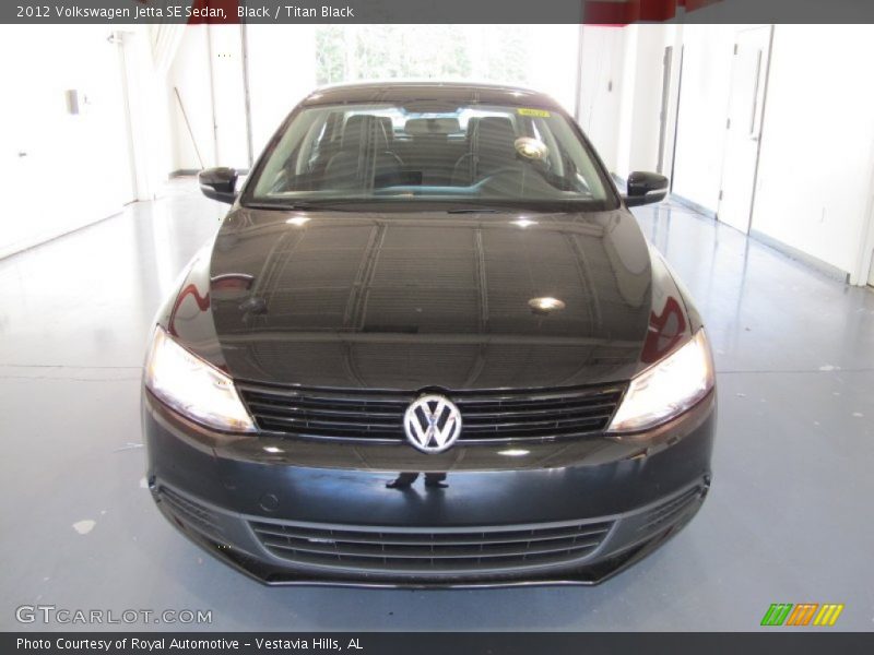 Black / Titan Black 2012 Volkswagen Jetta SE Sedan