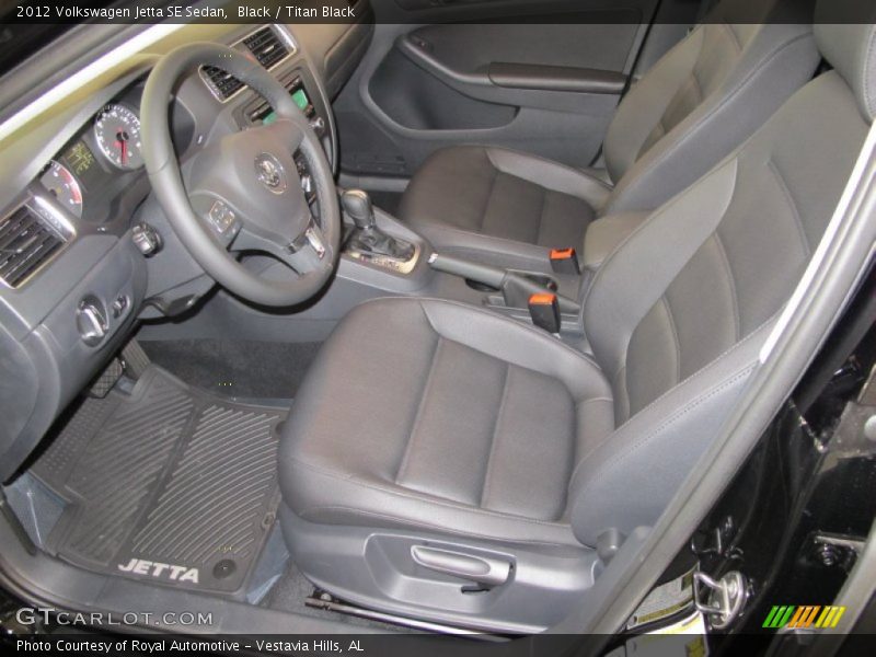 Black / Titan Black 2012 Volkswagen Jetta SE Sedan