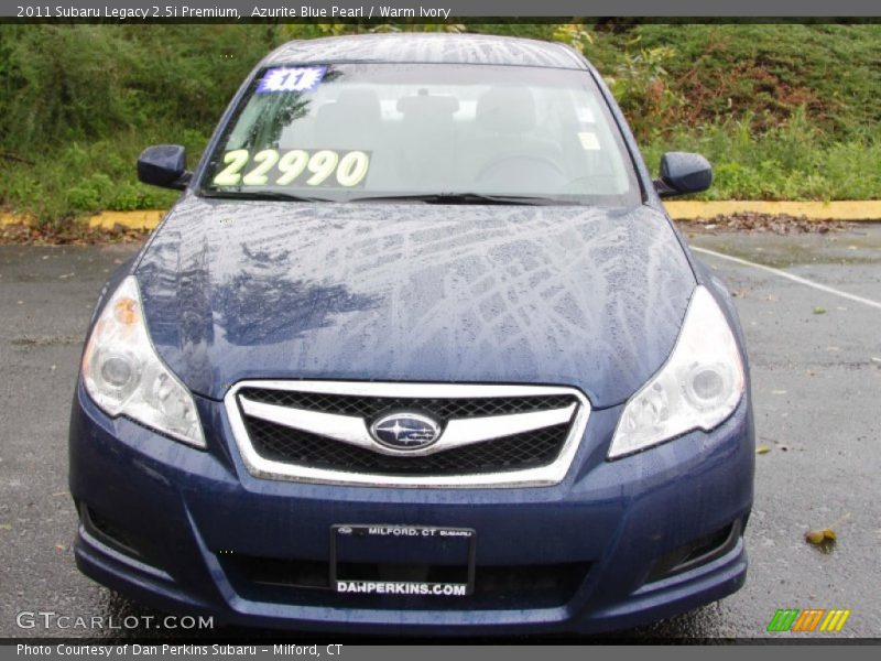 Azurite Blue Pearl / Warm Ivory 2011 Subaru Legacy 2.5i Premium