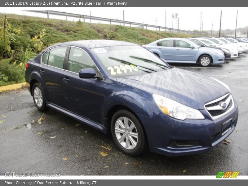 Azurite Blue Pearl / Warm Ivory 2011 Subaru Legacy 2.5i Premium