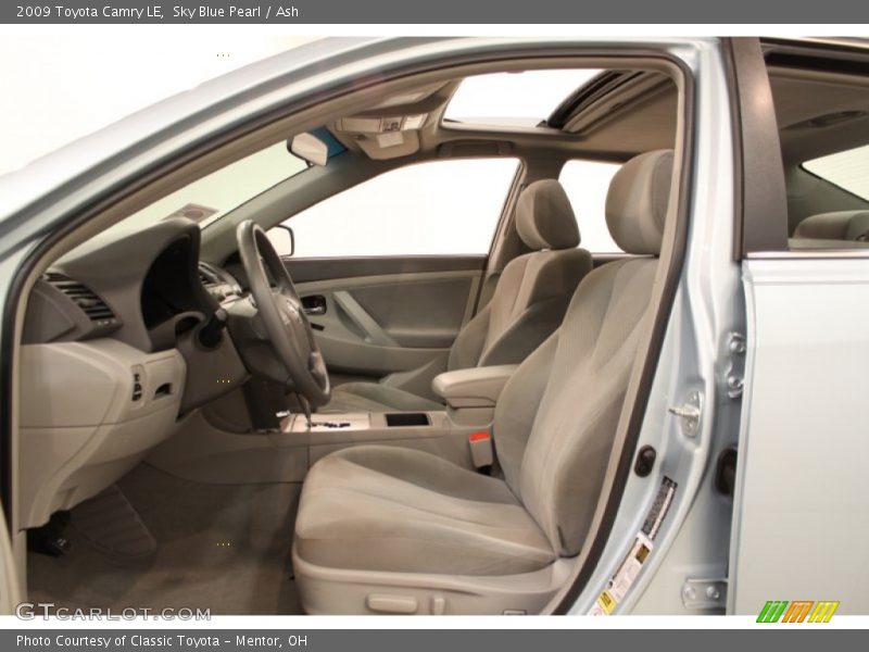 Sky Blue Pearl / Ash 2009 Toyota Camry LE