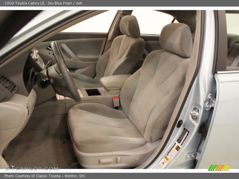 Sky Blue Pearl / Ash 2009 Toyota Camry LE