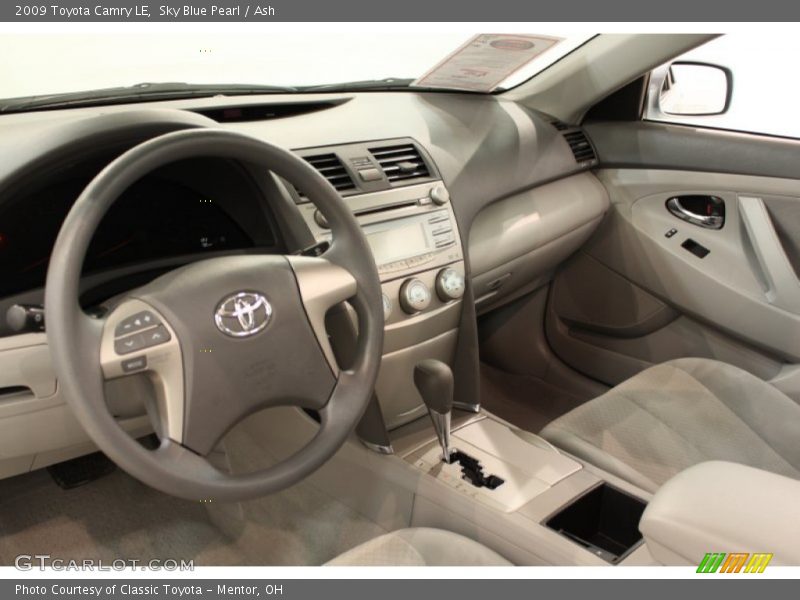Sky Blue Pearl / Ash 2009 Toyota Camry LE