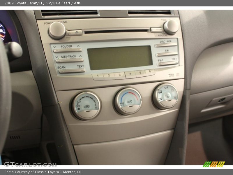 Sky Blue Pearl / Ash 2009 Toyota Camry LE