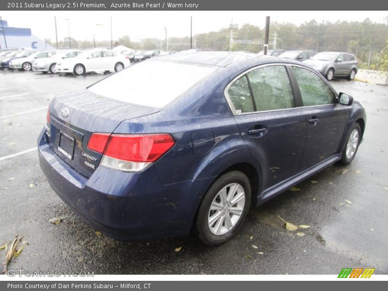 Azurite Blue Pearl / Warm Ivory 2011 Subaru Legacy 2.5i Premium