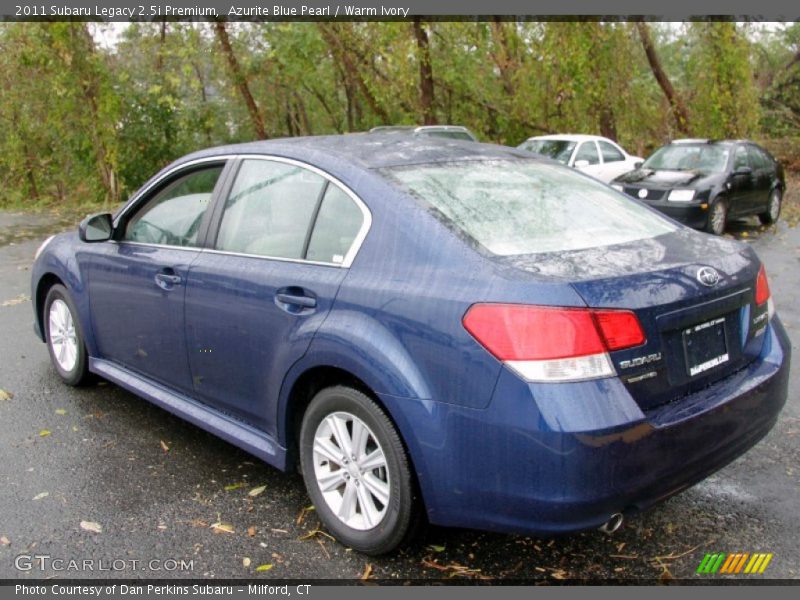Azurite Blue Pearl / Warm Ivory 2011 Subaru Legacy 2.5i Premium