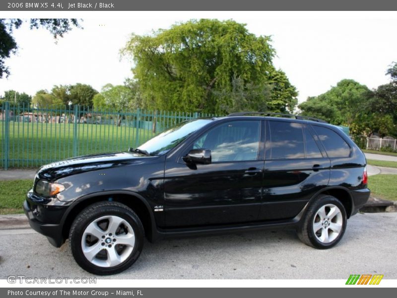 Jet Black / Black 2006 BMW X5 4.4i