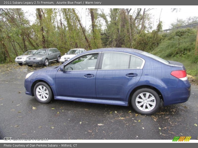 Azurite Blue Pearl / Warm Ivory 2011 Subaru Legacy 2.5i Premium