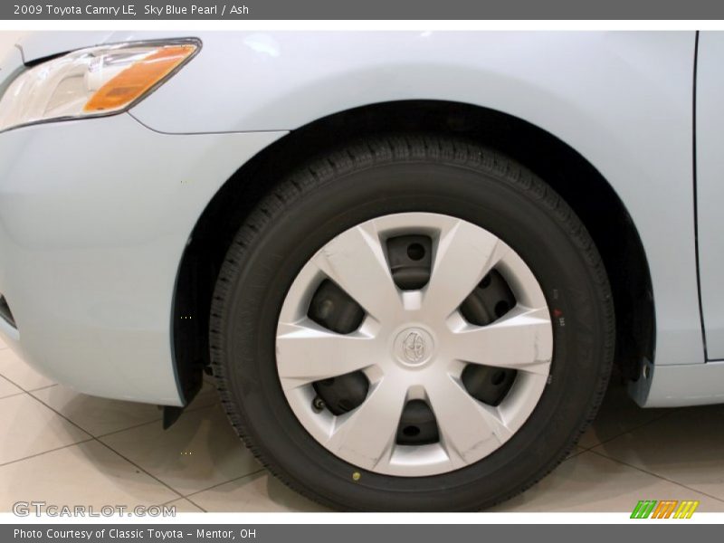 Sky Blue Pearl / Ash 2009 Toyota Camry LE