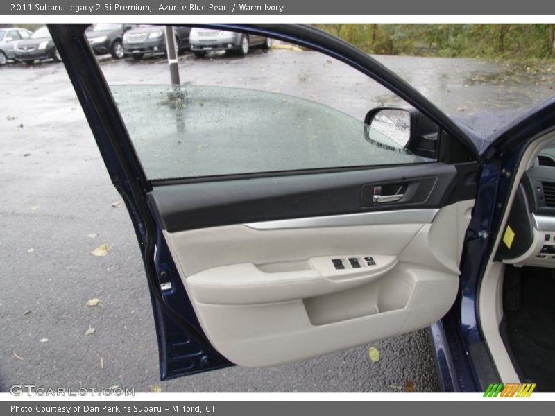 Azurite Blue Pearl / Warm Ivory 2011 Subaru Legacy 2.5i Premium