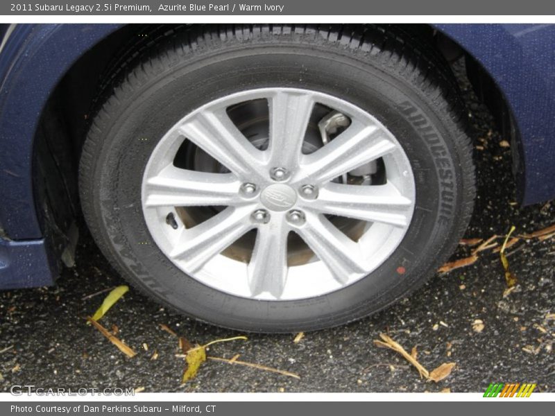 Azurite Blue Pearl / Warm Ivory 2011 Subaru Legacy 2.5i Premium