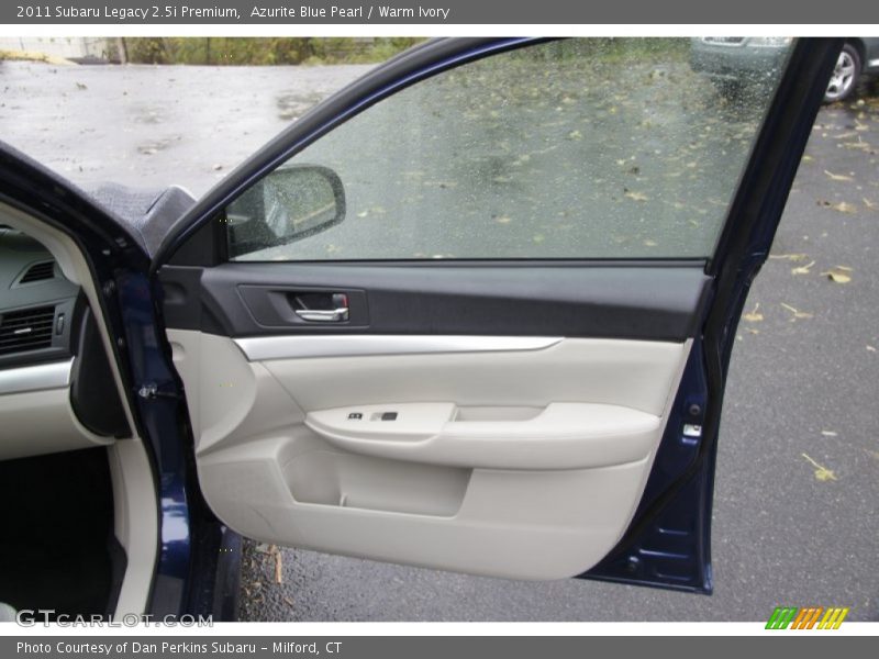 Azurite Blue Pearl / Warm Ivory 2011 Subaru Legacy 2.5i Premium