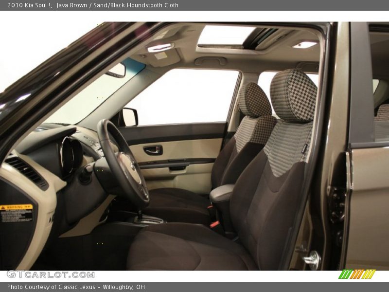 Java Brown / Sand/Black Houndstooth Cloth 2010 Kia Soul !